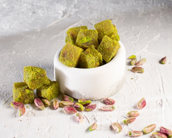 Duble Antep Fıstıklı Küçük Lokum