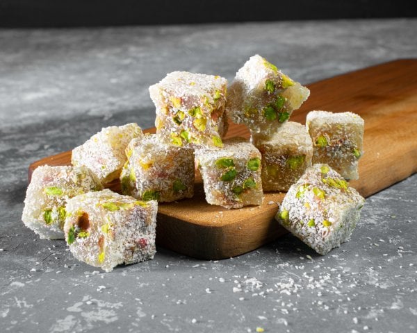 Hindistan Cevizli Antep Fıstıklı Lokum