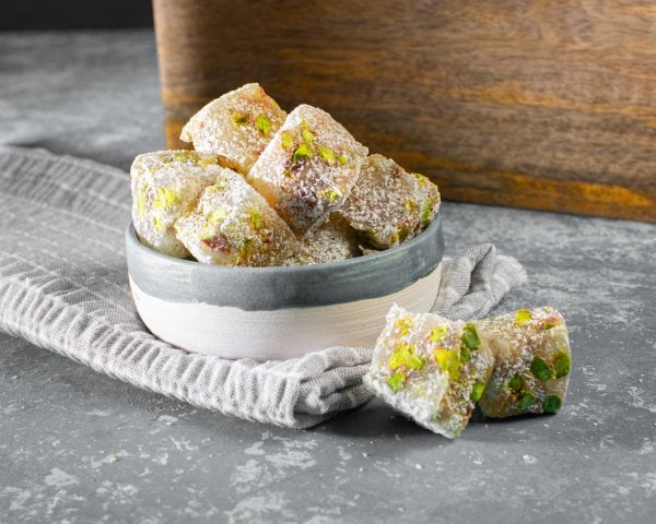 Hindistan Cevizli Antep Fıstıklı Lokum