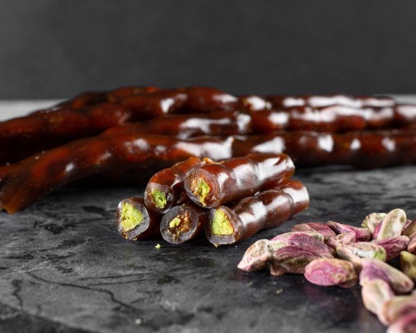 Maraş Usulü Antep Fıstıklı Sucuk