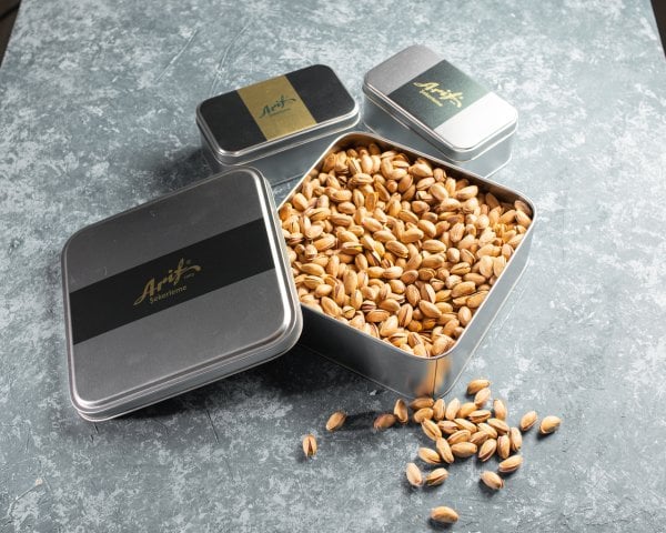 Metal Kutu Antep Fıstığı-Fıstık Ezmesi